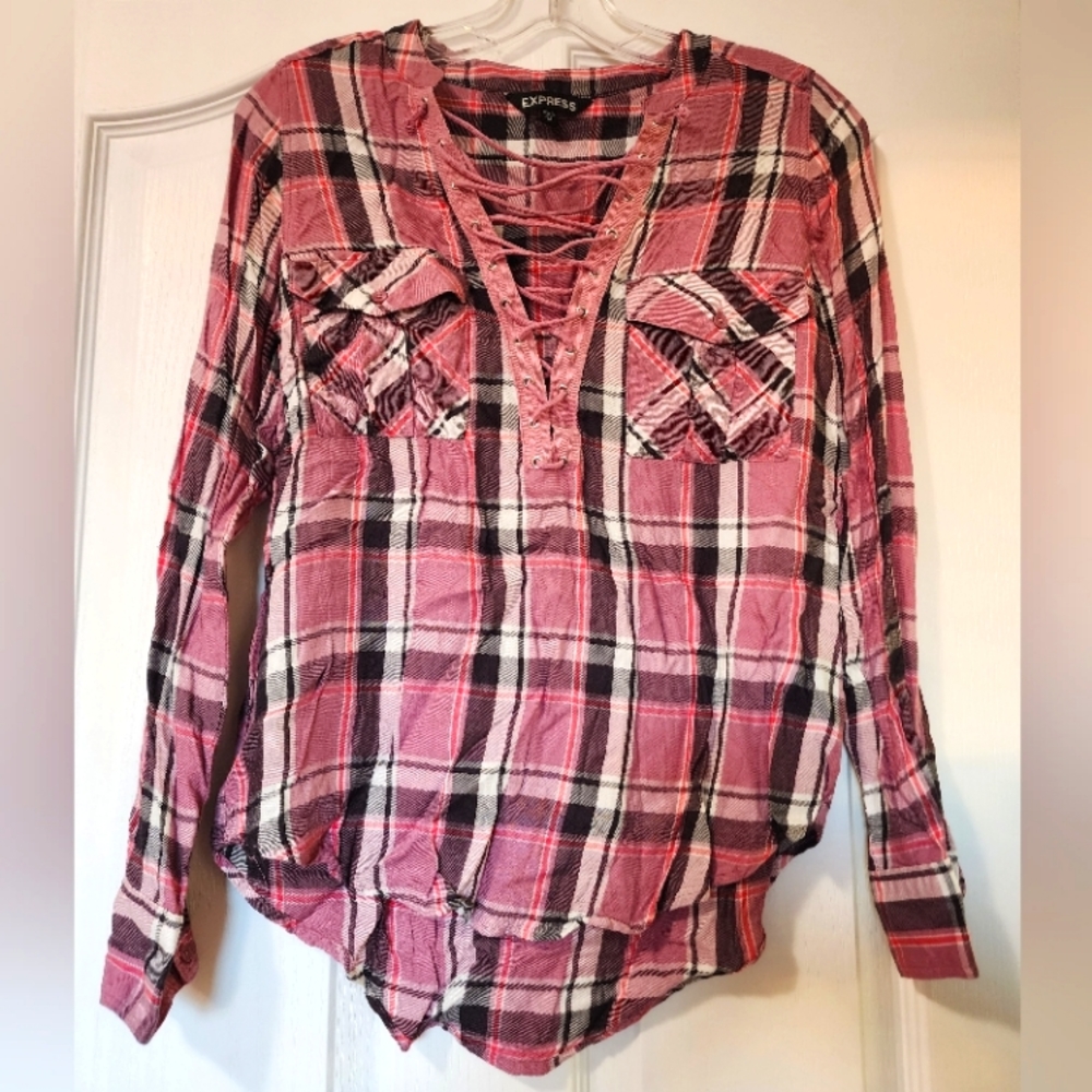 New Express Lace Up Top